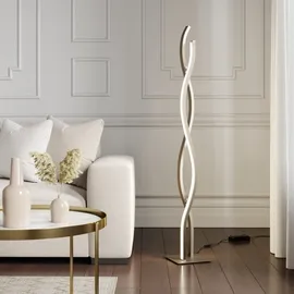 LUCANDE Mairia LED-Stehleuchte,Wellenform