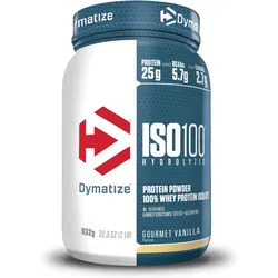 Dymatize ISO 100 Hydrolyzed Gourmet Vanilla 932g-Whey Protein Hydrolysat +Isolat 900g