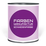 Farben Manufaktur Schwedenfarbe Holzfarbe Holzlack Holzschutz Wetterschutzfarbe deckend 1/2/5L, Größe: 1L, Farbe: Schweden gelb hell