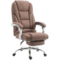 Deluke DELUKE® Bürostuhl Braun, 68x118x64 cm, Arbeitszimmer, Bürostühle, Chefsessel