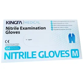 KingFa Nitril Einmalhandschuhe puderfrei, 100 St Handschuhe,
