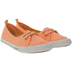 LUHTA Jatta Damen Ballerina Canvas Sneaker mit herausnehmbarer Einlegesohle 9 75522 477L 445 Koralle - 39