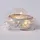 MARELIDA LED-Lichterkette Seidenband 2,7 m Silber