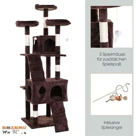 Estexo Kratzbaum 170 cm braun