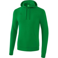 Erima Kinder Basic Kapuzen Sweatshirt, smaragd, 128