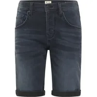 Mustang Chicago Shorts aus Stretch Denim in dunklem Used-W31
