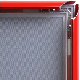 Showdown Klapprahmen 25mm - DIN A4 Aluminium - Rot