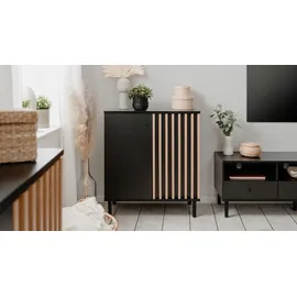 Finori Monza 80 cm Schwarz / Artisan Eiche