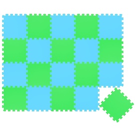LittleTom 18 Teile Baby Kinder Puzzlematte ab Null - 30x30 Puzzle Spielmatte Krabbelmatte