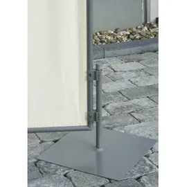 PEDDY SHIELD Paravent Fußplatte 35 x 35 cm Metall