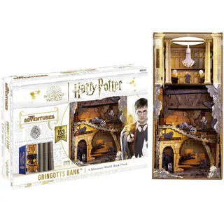 Revell Modellbausatz Tiny Adventures, Gringotts Bank Harry Potter, 3D Miniaturhaus, DIY Book Nook Holz Puzzle, Handgefertigtes Diorama für Sammler und Zauberei-Fans