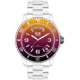 ICE-Watch ICE Watch Uhren - clear sunset Fire - Mehrfarbige Herren/Unisexuhr mit Plastikarmband - 021437
