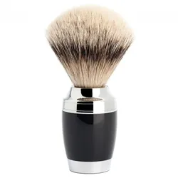 Mühle STYLO Silberspitz Rasierpinsel, Griff Edelharz, schwarz Rasur   Herren 