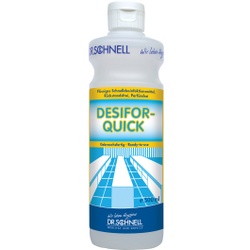 Dr. Schnell Flächendesinfektion DESIFOR-QUICK, begrenzt viruzid, Desinfektionsmittel zur Schnelldesinfektion alkoholbeständiger Oberflächen, 0,5 Liter - Flasche