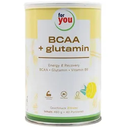 For You BCAA + Glutamin Energy & Recovery Zitrone