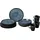 Brunner Midday Venetian Geschirr-Set 16-tlg. blau/schwarz