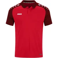 Jako Performance Poloshirt Kinder rot/schwarz 152