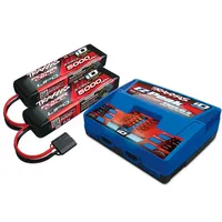 TRAXXAS Ladegerät EZ-Peak Live mit Akku Lipo 14,8V 6700mAh 2er Pack 2993