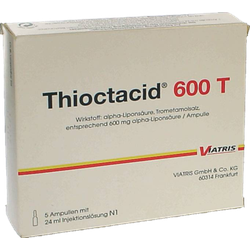 Thioctacid 600 T Injektionslösung 5X24 ml