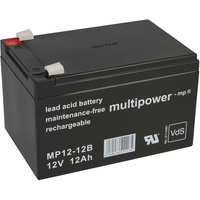 Multipower MP12-12B 12Ah USV-Batterie