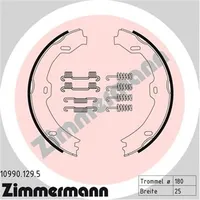 ZIMMERMANN Handbremsbacken mit Zubehör Hinten 10990.129.5