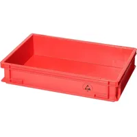 WARMBIER Lagerbehälter IDP-STAT, ESD, 600 x 400 x 120