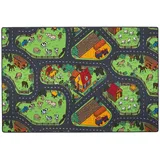 Snapstyle Kinder Spiel Straßenteppich Anthrazit, 200x300cm