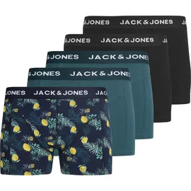 JACK & JONES JACJAKE LEMON TRUNKS schwarz XL 5er Pack
