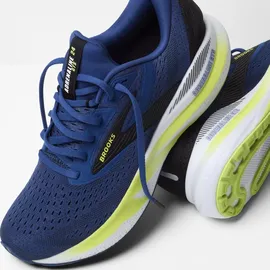 Brooks Adrenaline GTS 24 Herren Medium Navy Peony/Black/Acid Lime 44,5