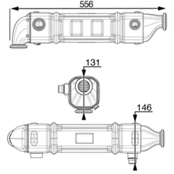 Kühler Abgasrückführung MAHLE CE 35 000P
