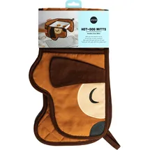 ototo design ltd. OTOTO Ofenhandschuhe Hot Dog - braun