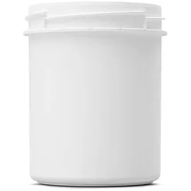 kanister-vertrieb 2er Set: 1500 ml Vorratsdose, mit Deckel, Frischhaltedose, Mehldose, Gewürzdose - Weiß/Schwarz