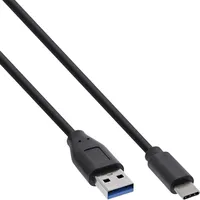 InLine USB-C auf USB-A 0,5 m Schwarz