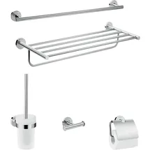 Hansgrohe Logis Universal Bad-Accessoire Set 5-teilig, chrom