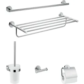 Hansgrohe Logis Universal Bad-Accessoire Set 5-teilig, chrom