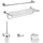 Hansgrohe Logis Universal Bad-Accessoire Set 5-teilig, chrom