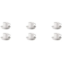 ARZBERG Untertasse Espresso-Set 12-tlg. - TRIC Weiß