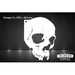 Skull #169 |Totenkopf Airbrush-Schablone  A4