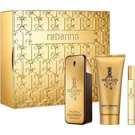 Paco Rabanne 1 Million Eau de Toilette 100 ml + Shower Gel 100 ml + Eau de Toilette 10 ml Geschenkset