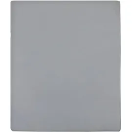 vidaXL Spannbettlaken Jersey-Baumwolle 140 x 200 cm Grau 2 St.