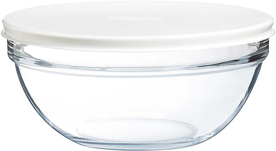 Arcoroc Empilable Salatschale mit Plastikdeckel 20cm | Mindestbestellmenge 8 Stück