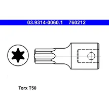 ATE Steckschlüsseleinsatz 03931400601