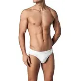 Schiesser Herren Rio-Slip weiß Baumwolle & Mix unifarben, weiß, NOS