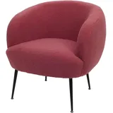 MCW Lounge-Sessel O37 Bouclé 330 g/m2 75 x 80 x 80 cm Rot