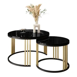 lookway LORI Gold Holzwerkstoff 70 x 48 x 70 cm