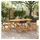 vidaXL Gartenstuhl 53,5 x 60 x 85,5 cm grau/silber 6 St.