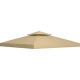 M Pavillon-dachabdeckung, Zweistöckig, Ersatzdach, Dunkelbeige