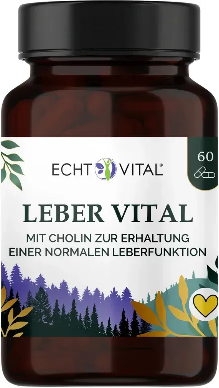 Leber Vital Kapseln (60 Stück) - Echt Vital