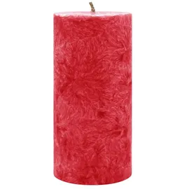 Kerzenfarm Hahn Stearin Stumpenkerze 135 x 64 mm rot