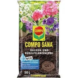 Compo Sana Balkon- und Kübelpflanzenerde 50 l